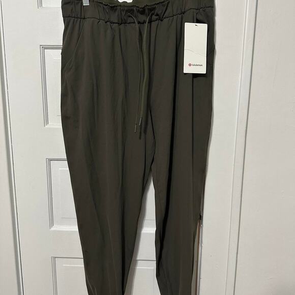 Olive green lululemon joggers - Picture 1 of 5